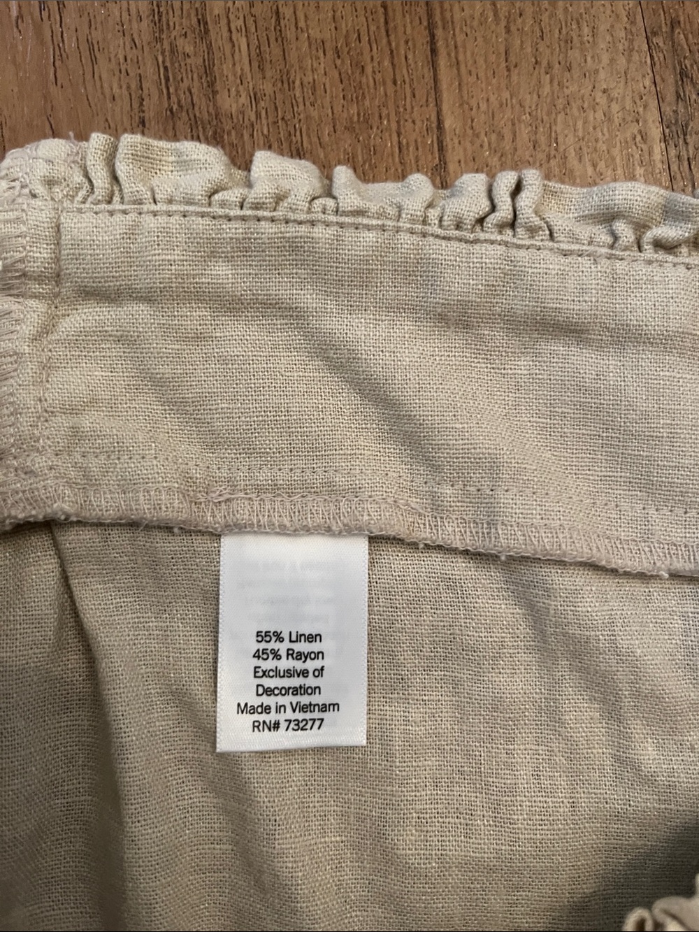 NWT LC Lauren Conrad Linen Blend Pull On Shorts - Picture 4 of 7